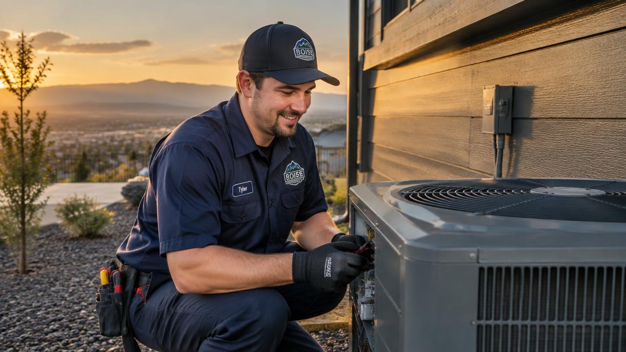 Ridgeline Heating & Air sample homepage